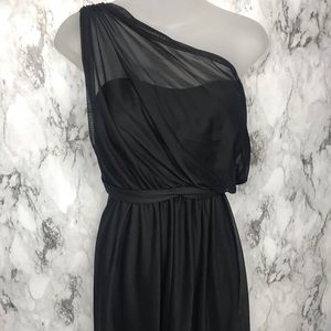 Davids Bridal Black Formal Gown Plus Size 18